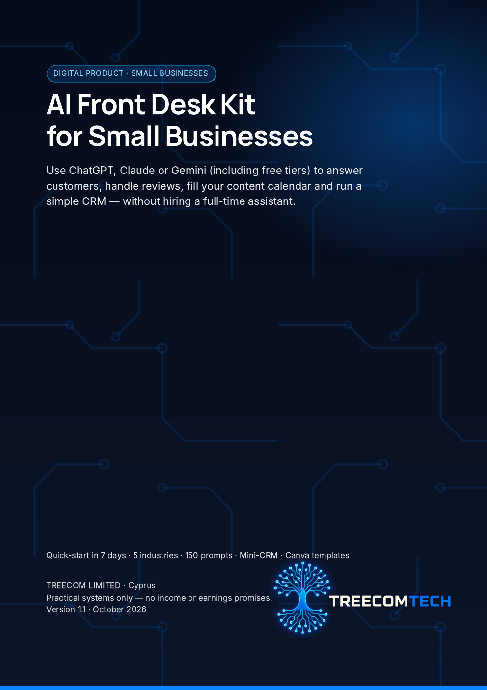 AI Front Desk Kit guide cover